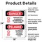 Signmission Propane Gas Flammable No Smoking Danger Sign, Plastic, 18in W x 24in L, 2PK OS-2PACK-DS-P-1824-VS-1539 - alternate 6